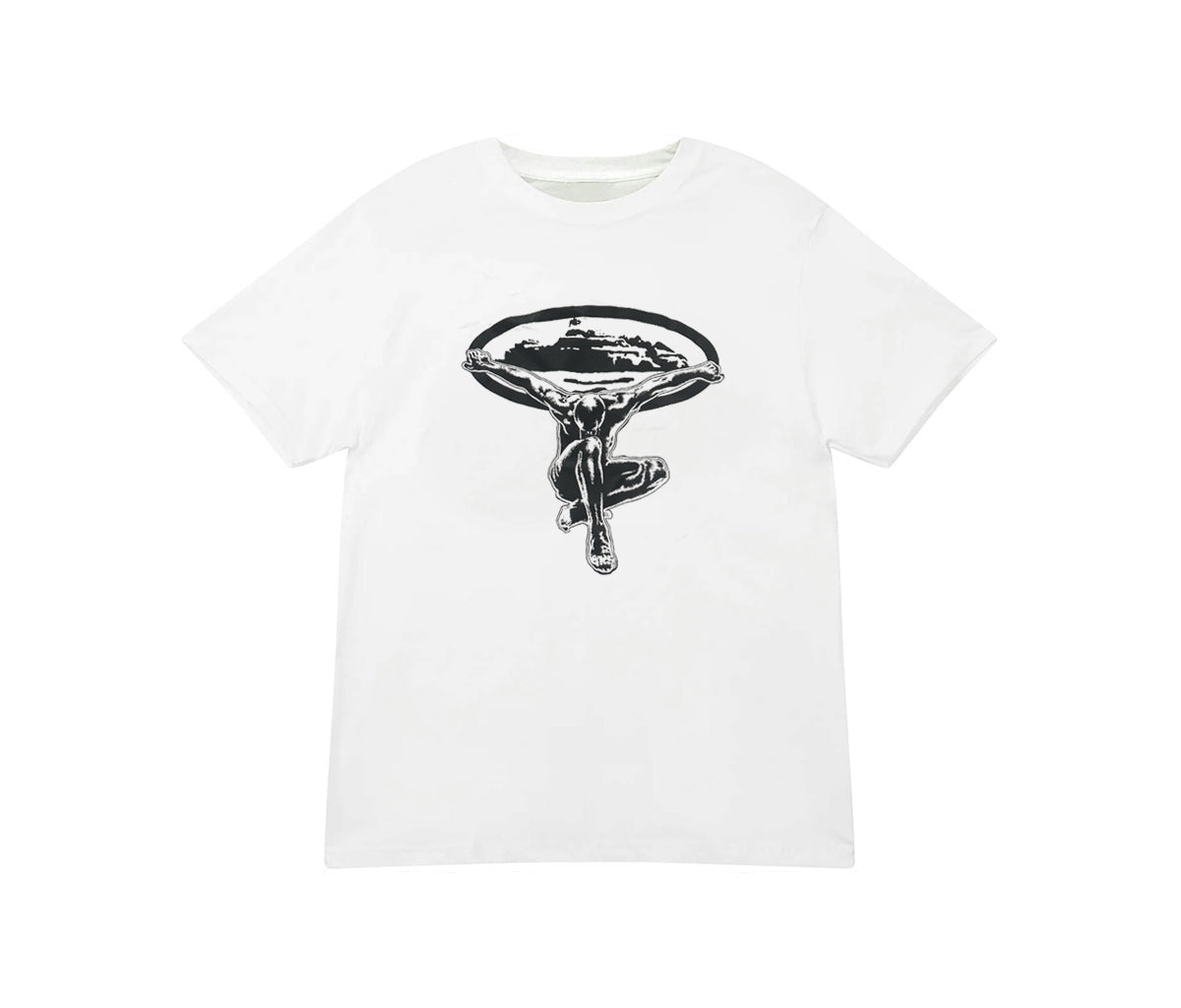 Corteiz Alcatraz Statue Tee White – Section Store