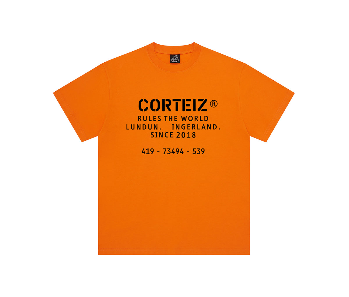 Corteiz OG Stencil Tee Orange – Section Store