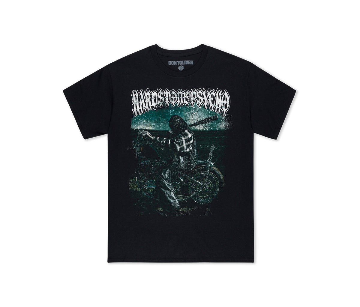 Don Toliver Hardstone Psycho Album Biker Tee Black – Section Store