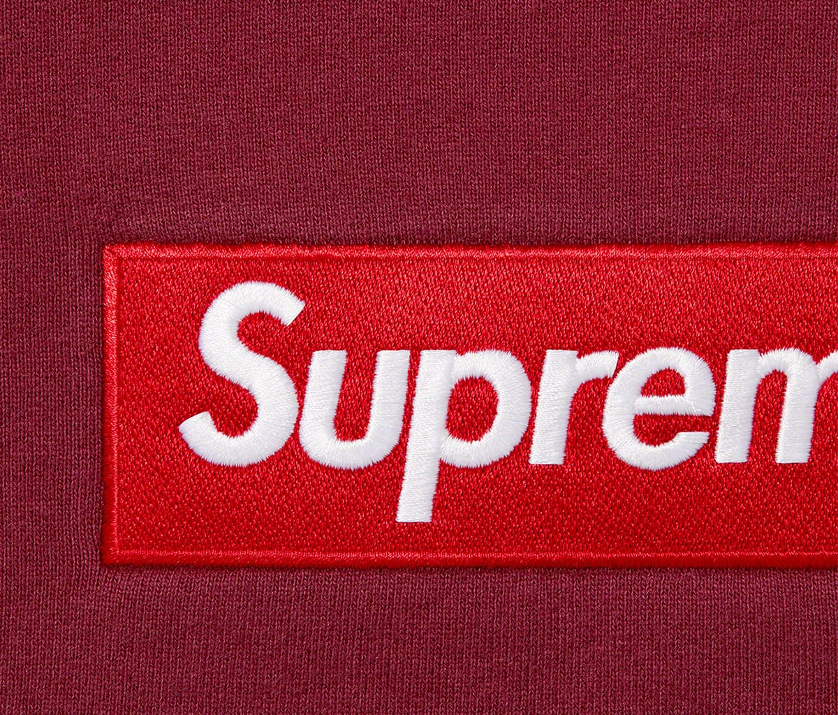 Supreme Box Logo Crewneck Cardinal – Section Store