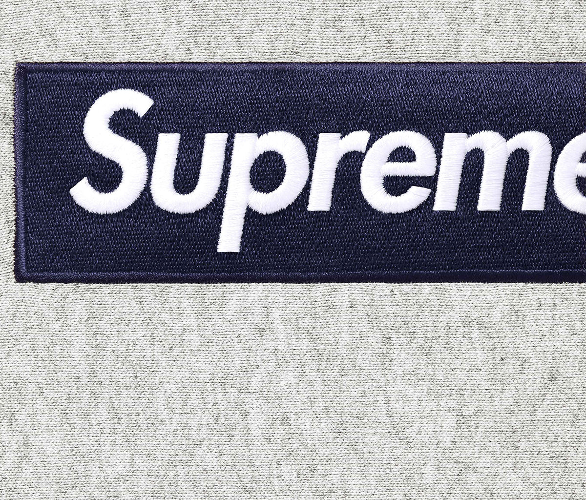 Supreme Box Logo Hooded Sweatshirt Heather Grey (2025) – Section Store