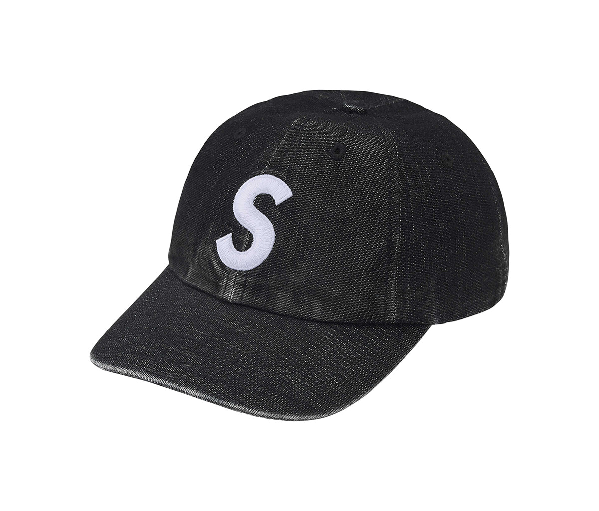 Supreme Cordura Denim S Logo 6 Panel Black – Section Store