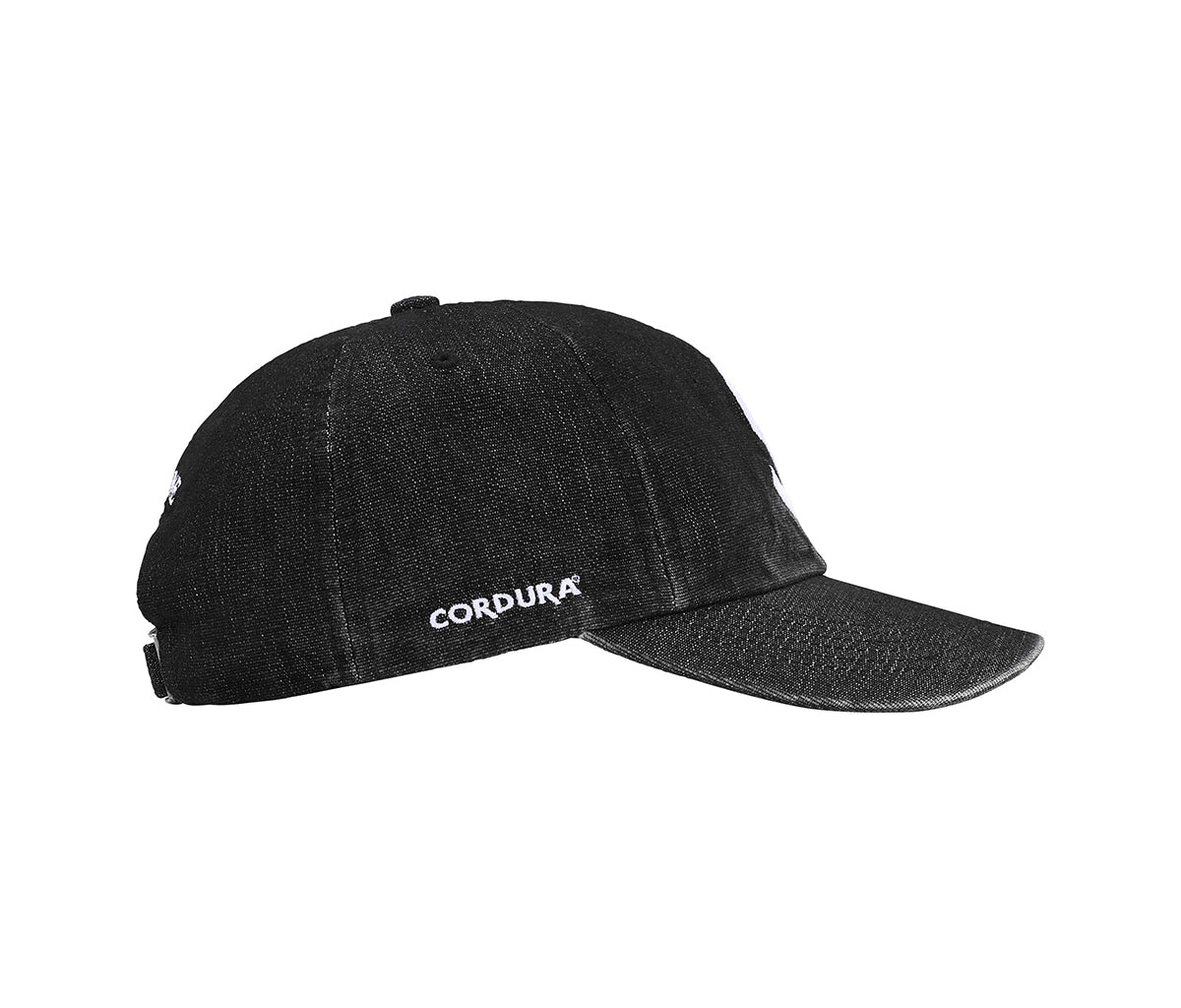 Supreme Cordura Denim S Logo 6 Panel Black – Section Store