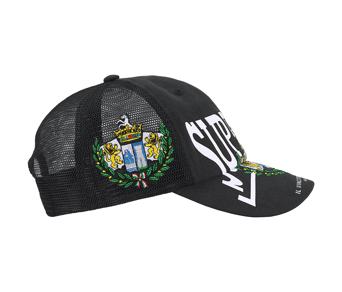 Supreme Crest Mesh Back 6-Panel Black – Section Store