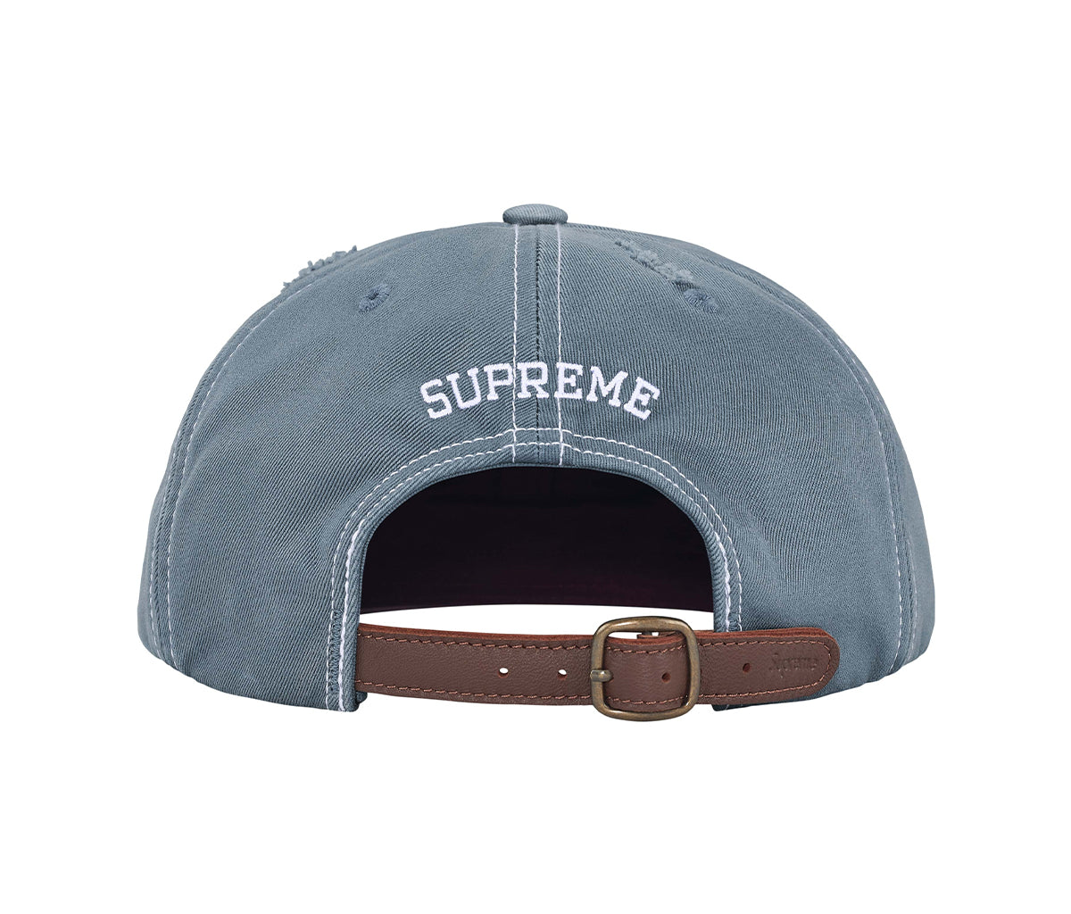 Supreme Distressed Script 6-Panel Slate – Section Store