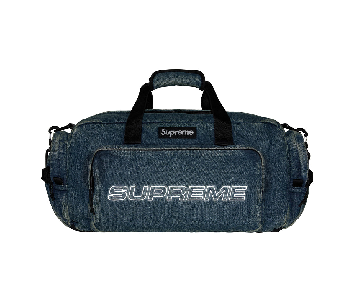 Supreme Denim Duffle Bag Washed Indigo – Section Store