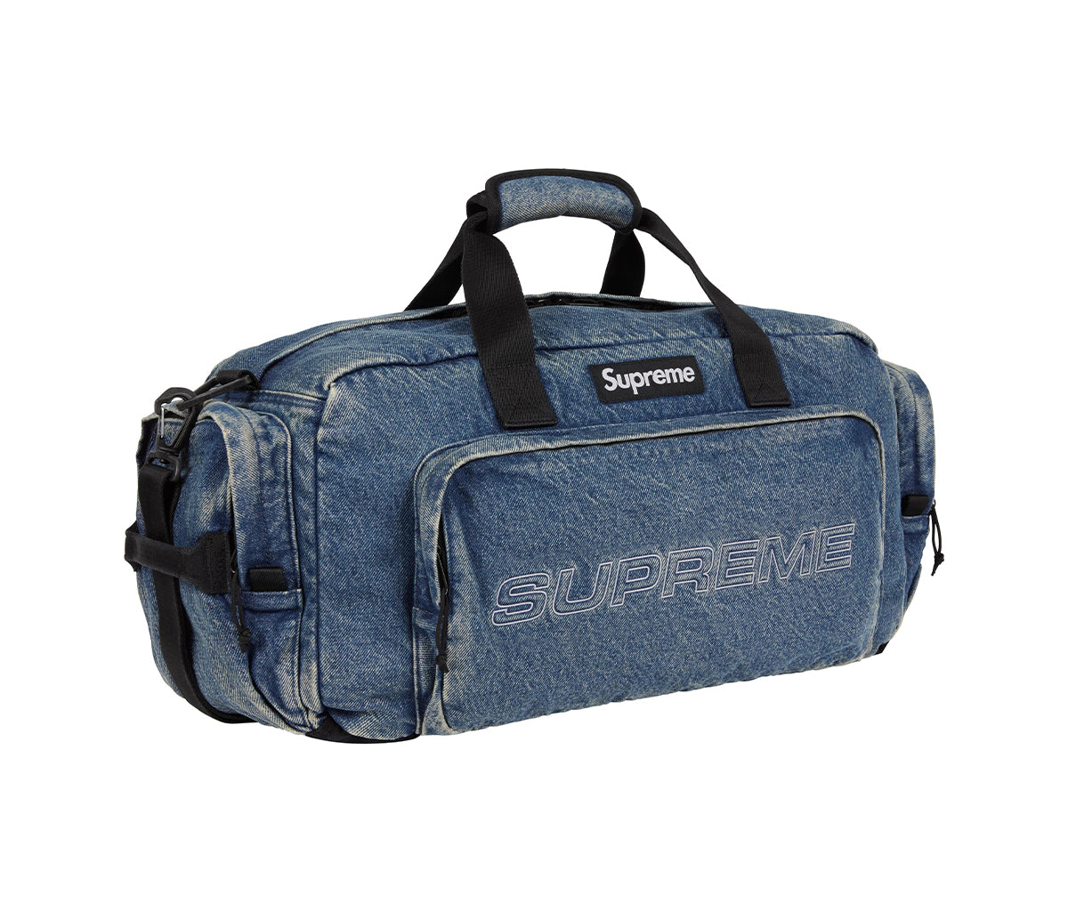 Supreme Denim Duffle Bag Washed Indigo – Section Store