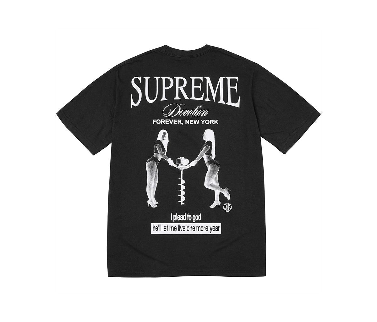 Supreme Devotion Tee ブラック Ｌ Supreme Devotion Tee Black – Section Store