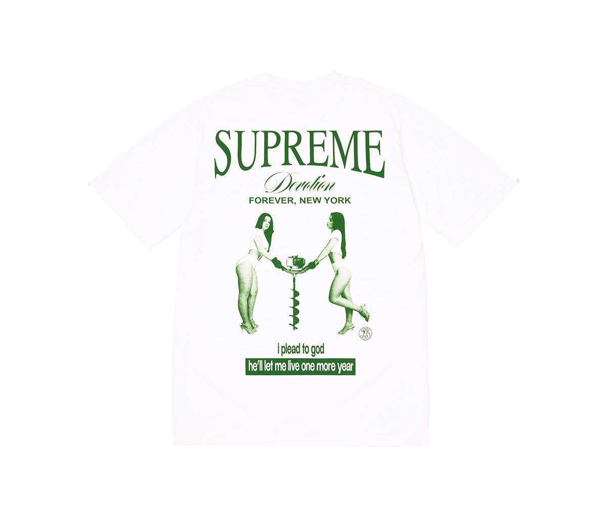 トップス Supreme Devotion Tee White XL Supreme Devotion Tee White – Section Store