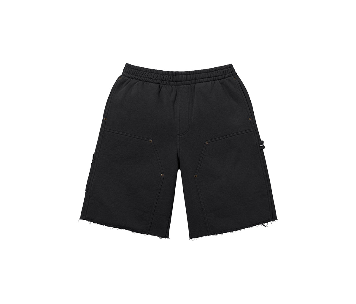 Supreme Double Knee Painter Sweatshort Black – Section Store