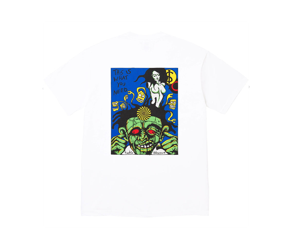 Supreme Fuckin Blowout Tee White – Section Store