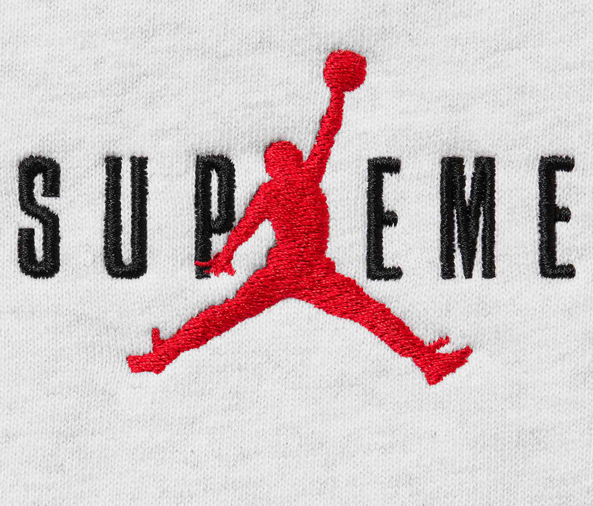 Supreme Jordan Sweatpant Ash Grey – Section Store