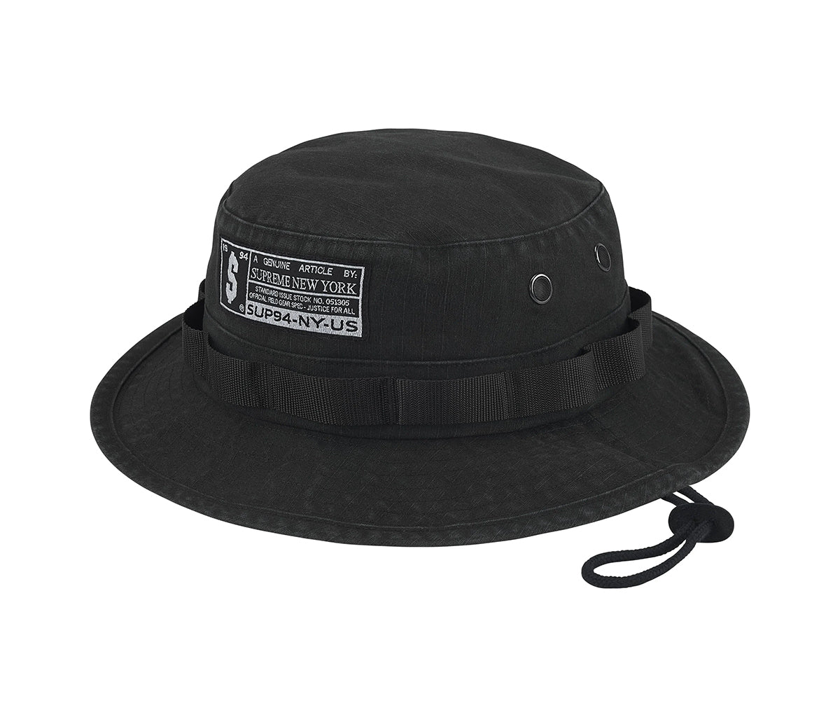 Supreme Military Boonie Black – Section Store Supreme Military Boonie Black – Section Store