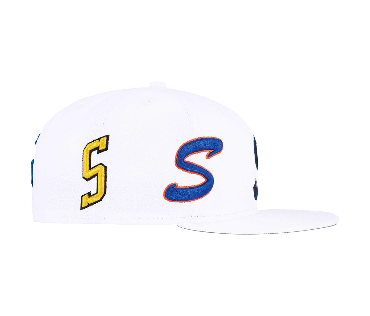 Supreme New Era Multi S Logo 59Fity Fitte Hat White – Section Store