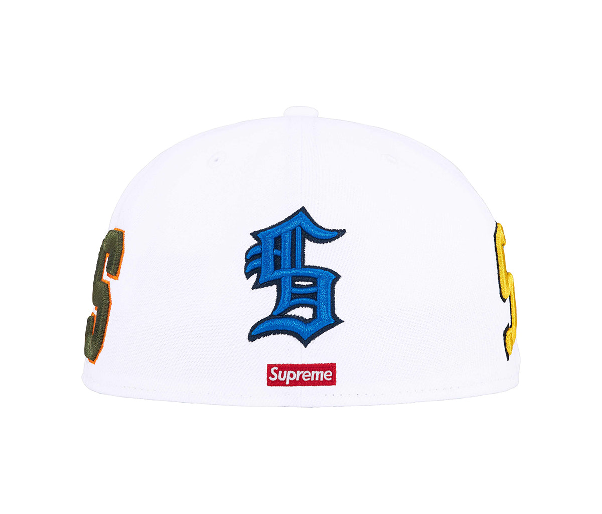 Supreme New Era Multi S Logo 59Fity Fitte Hat White – Section Store