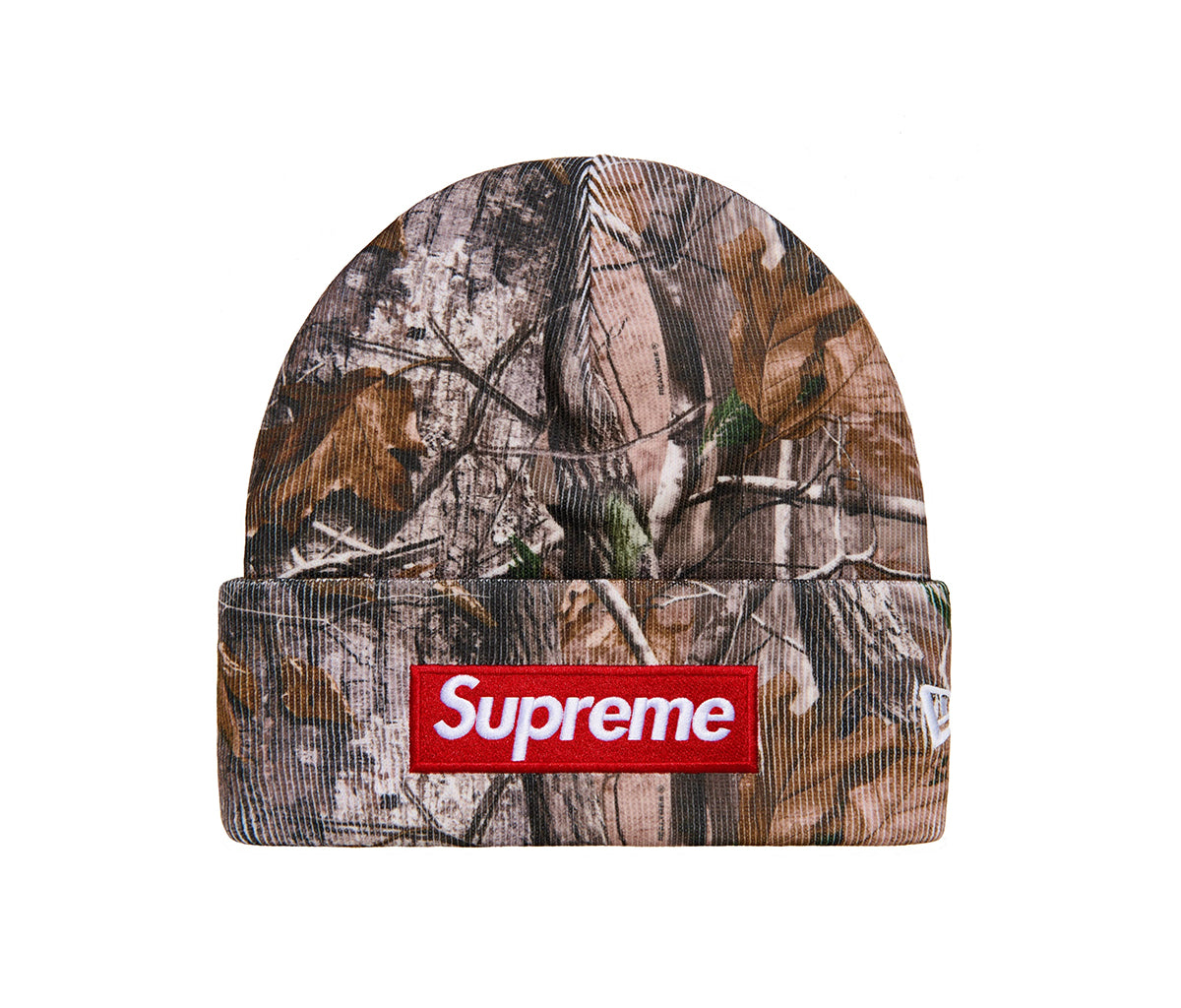 Supreme New Era® Box Logo Beanie (2025) Realtree AP Camo – Section
