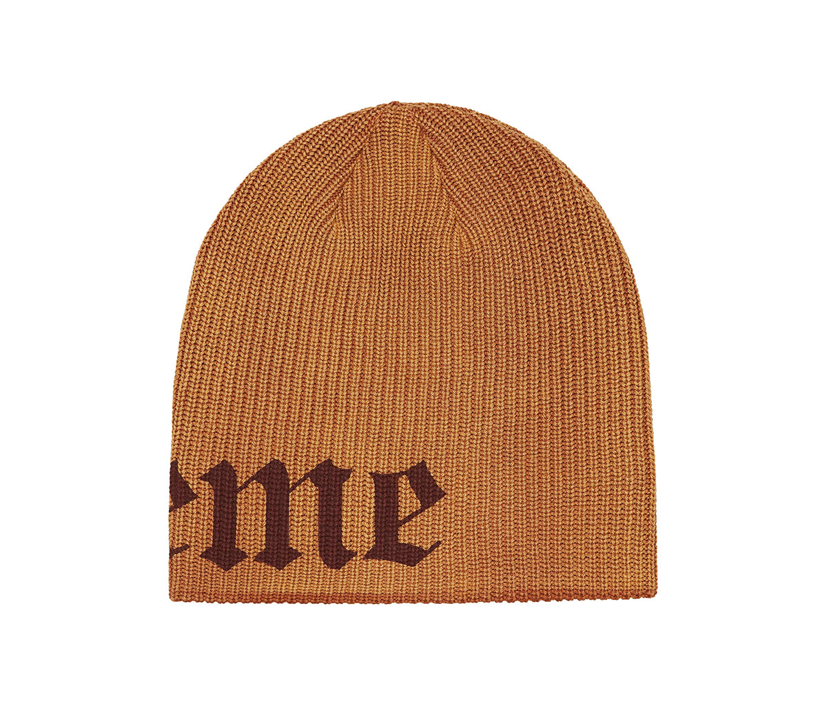 Supreme Old English Printed Beanie Tan (SS26) – Section Store