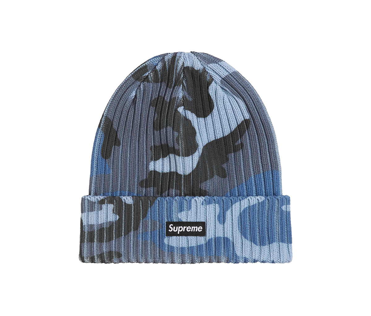 Supreme ビーニー Overdyed Beanie Blue camo Supreme Overdyed Beanie Blue Camo – Section Store