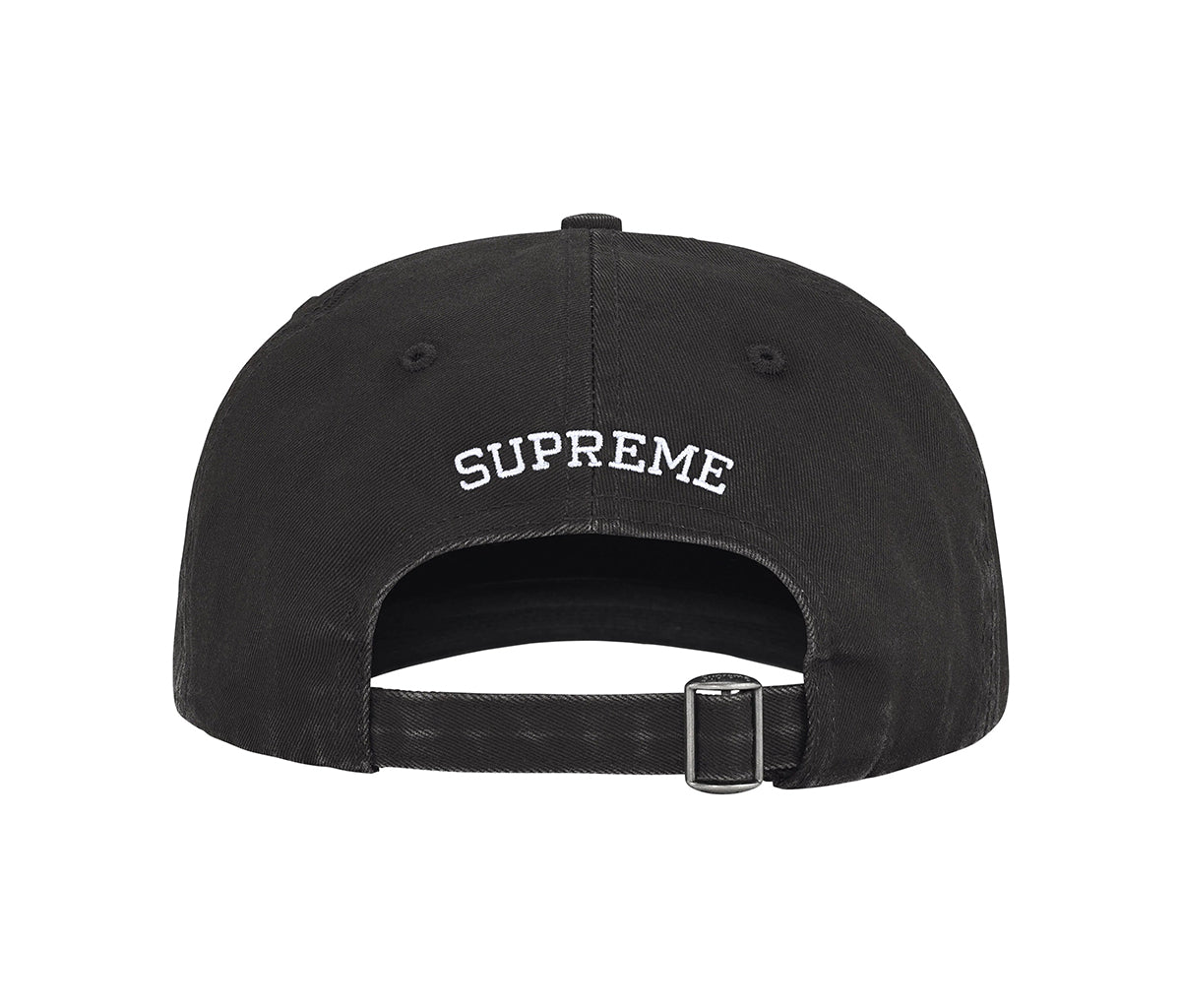 Supreme Pigment Coated 2-Tone S Logo 6-Panel Black – Section Store