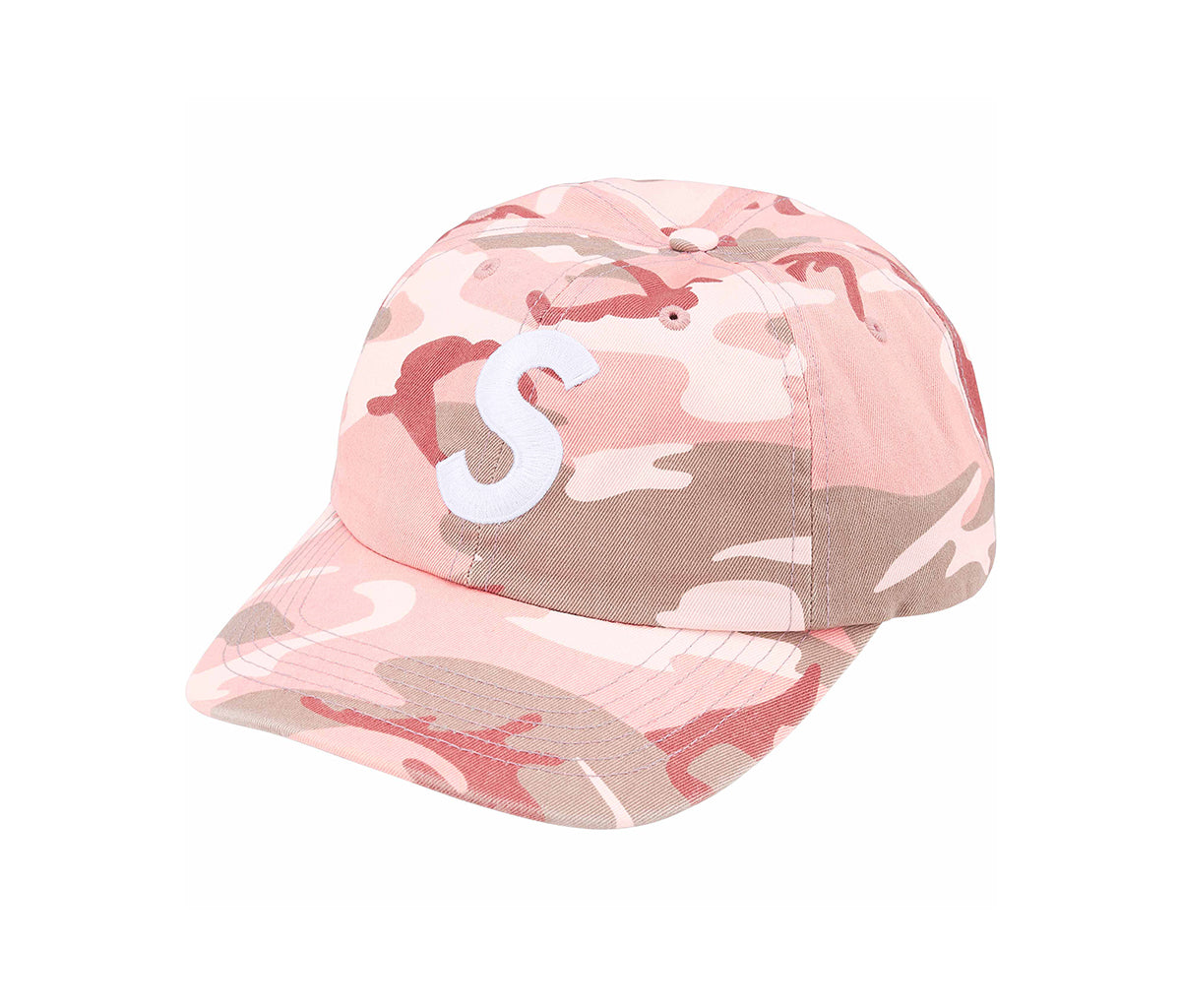 Supreme Pigment Coated S Logo 6-Panel Pink Camo – Section Store
