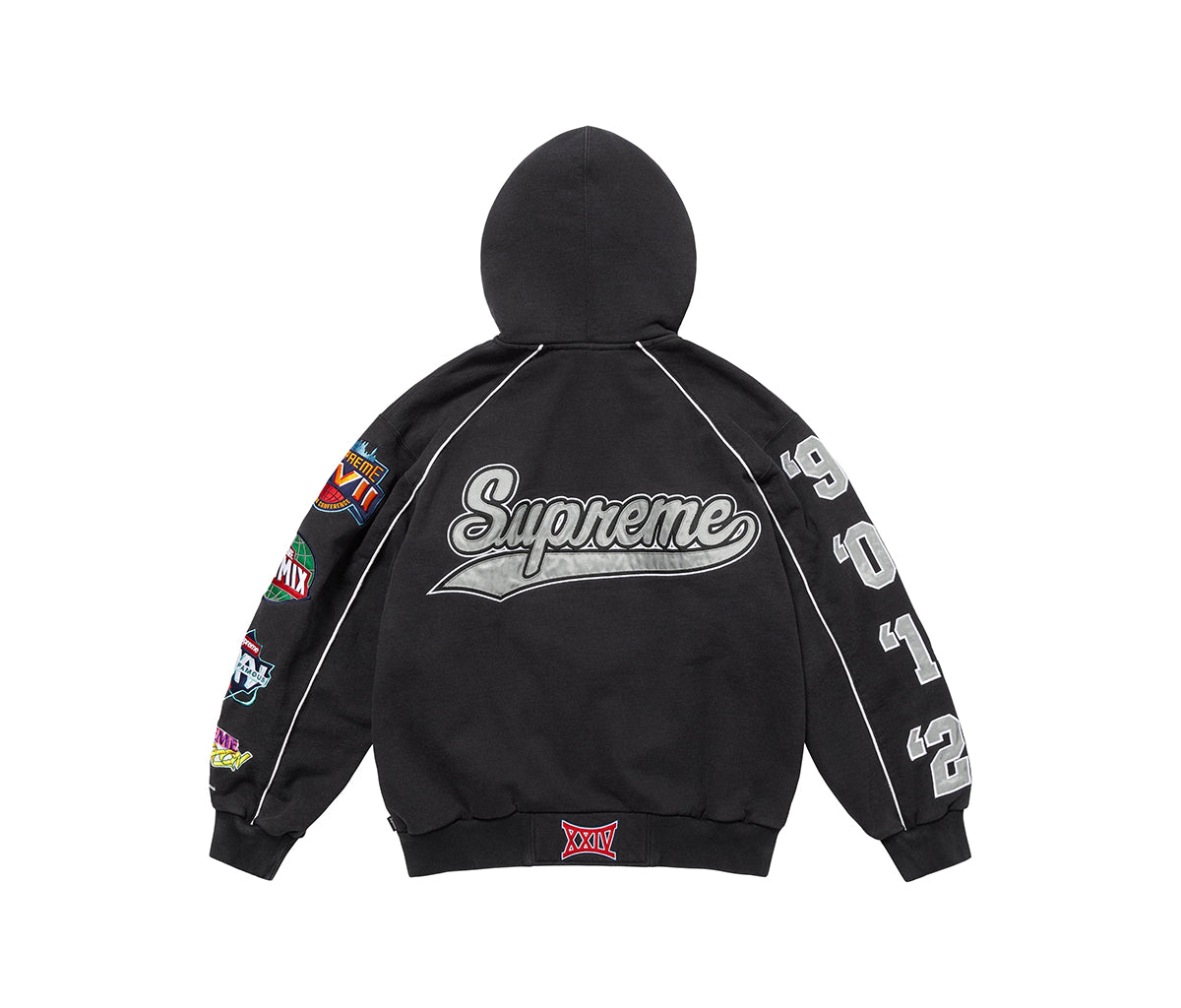 ジャケット・アウター supreme Playoffs ZipUp Hooded Sweatshirt Supreme Playoffs Zip Up Hooded Sweatshirt Black – Section Store