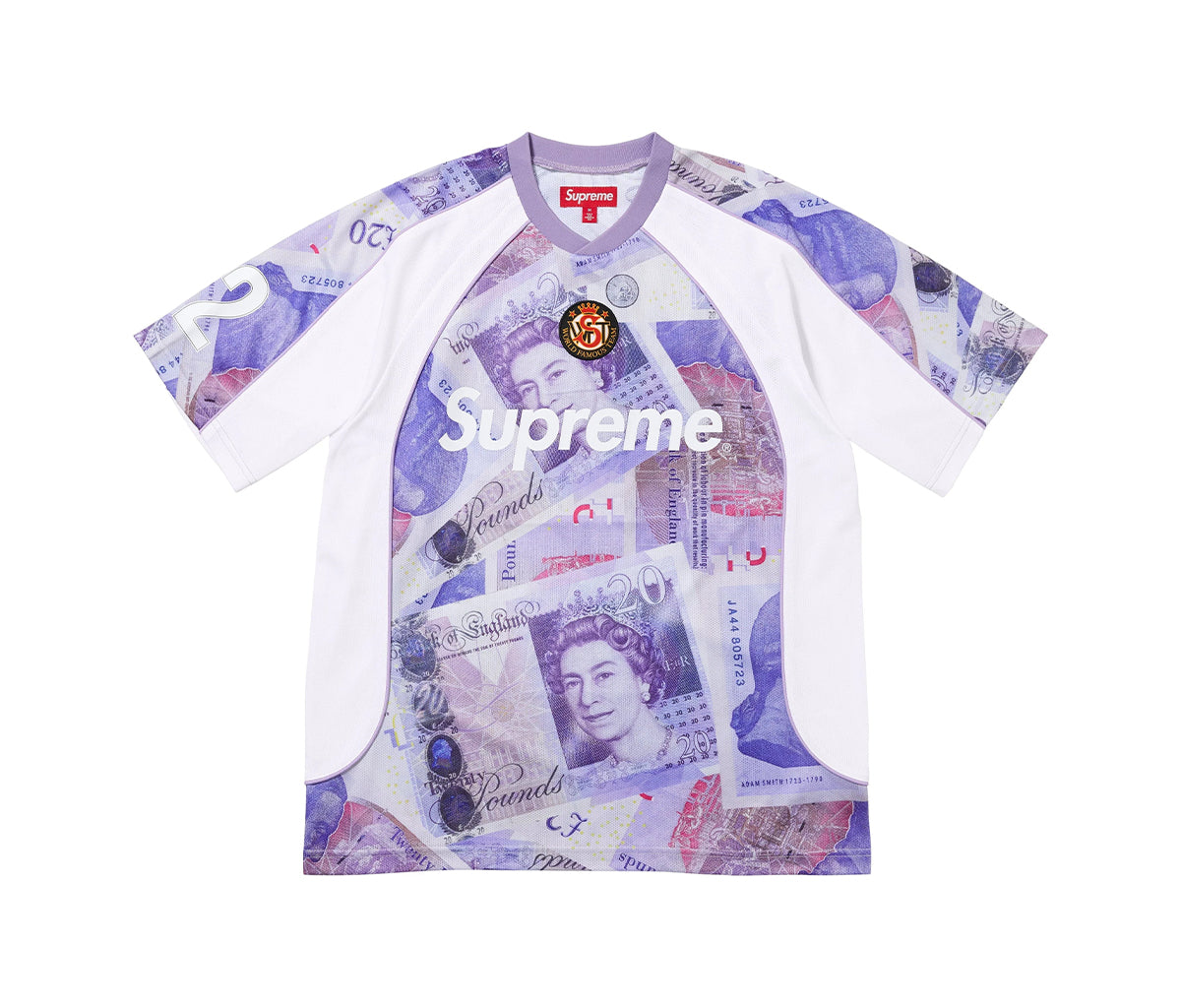 Supreme Pounds Soccer Jersey White – Section Store