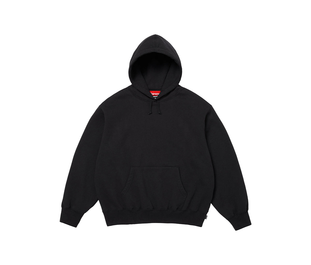 Supreme Satin Appliqué Hooded Sweatshirt Black – Section Store