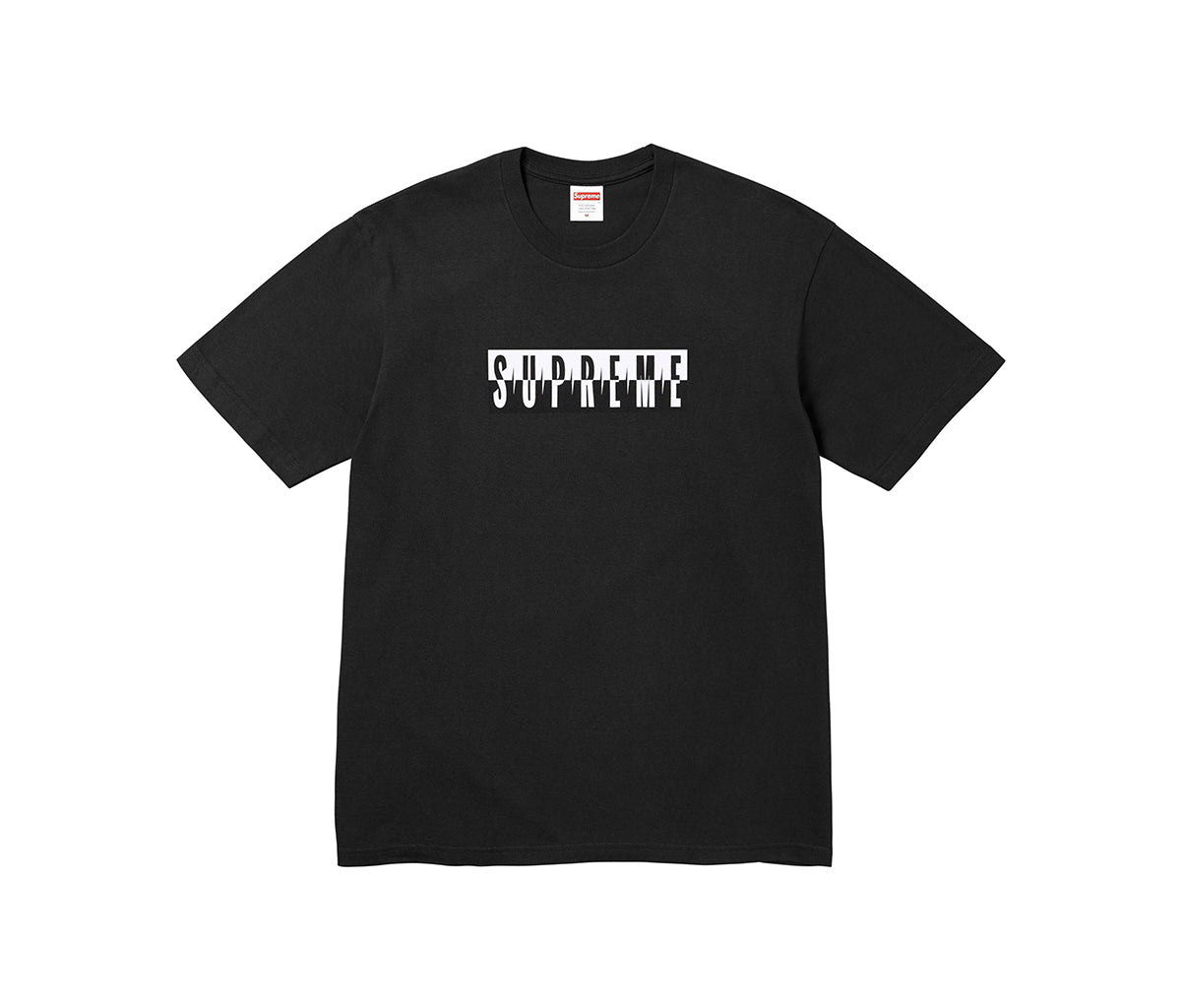 トップス Supreme Split Tee Black L Supreme Split Tee Black – Section Store