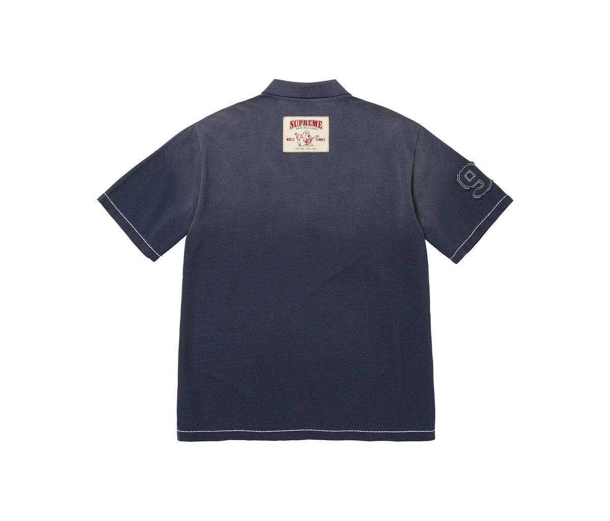 Supreme True Religion Applique Polo Navy – Section Store