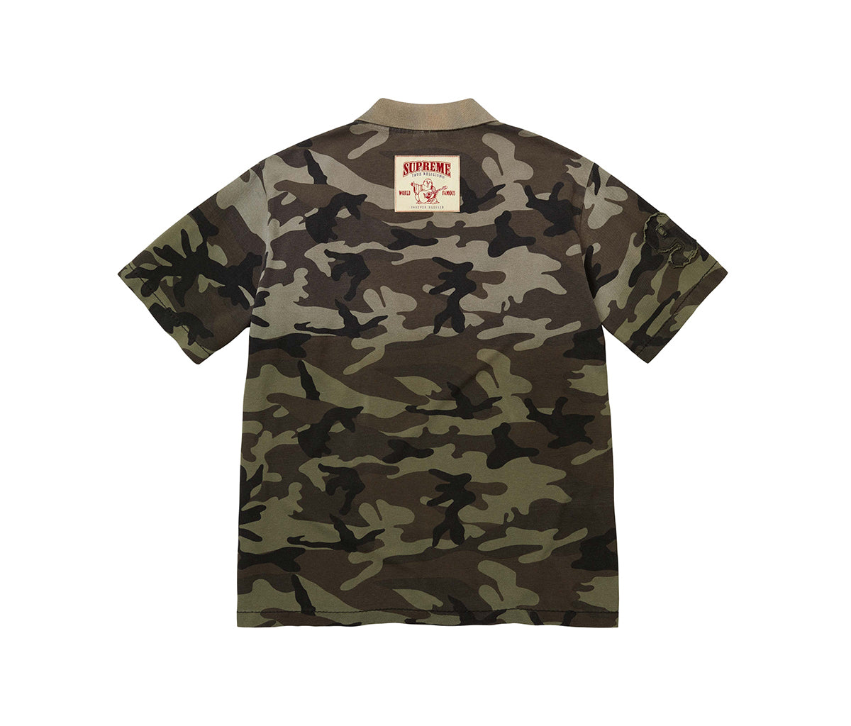 トップス Supreme True Religion Applique Polo Camo Supreme True Religion Applique Polo Olive Camo – Section Store