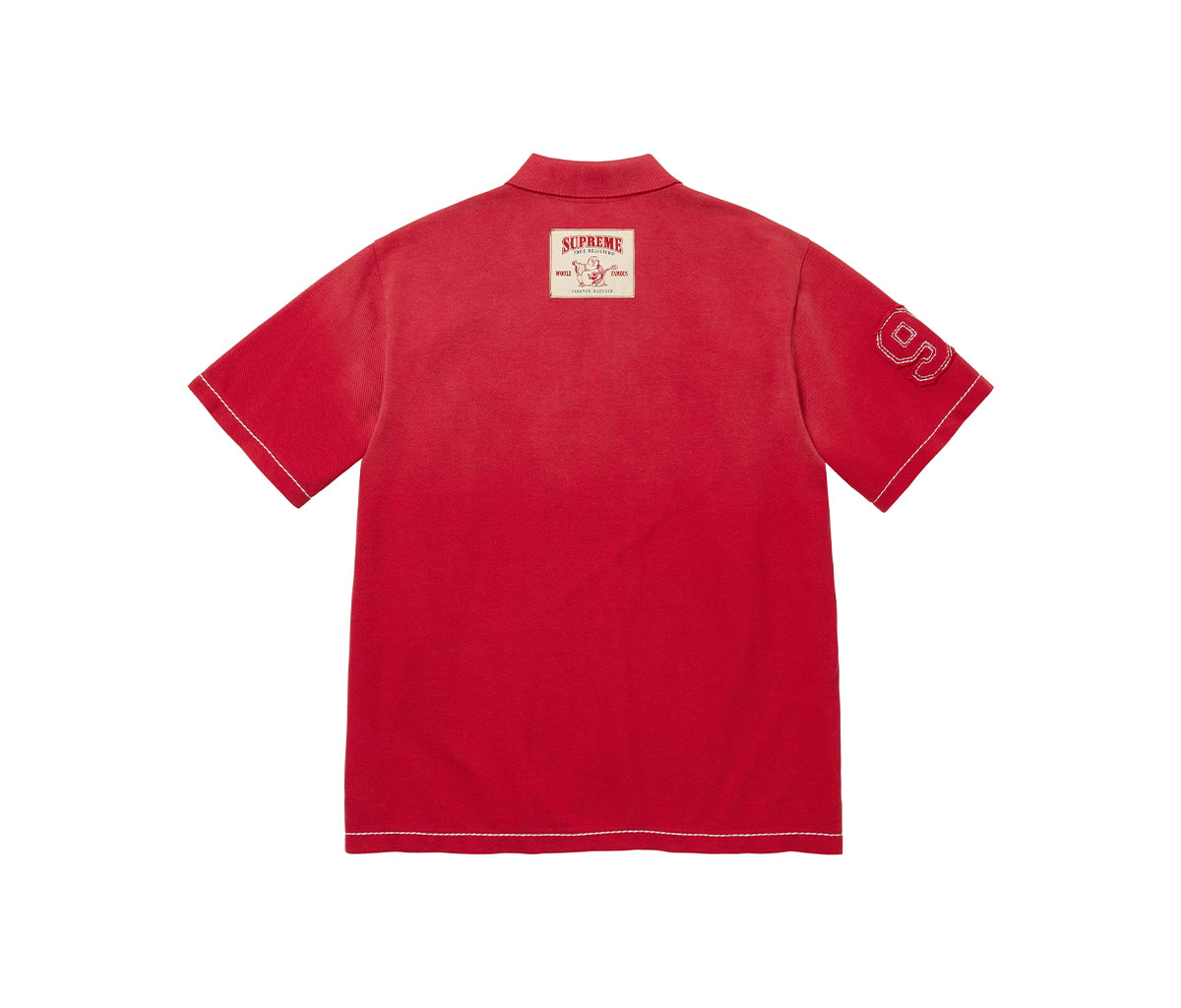 Supreme True Religion Applique Polo Red – Section Store