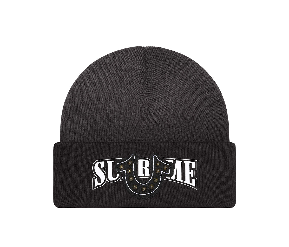 Supreme True Religion Beanie Black – Section Store