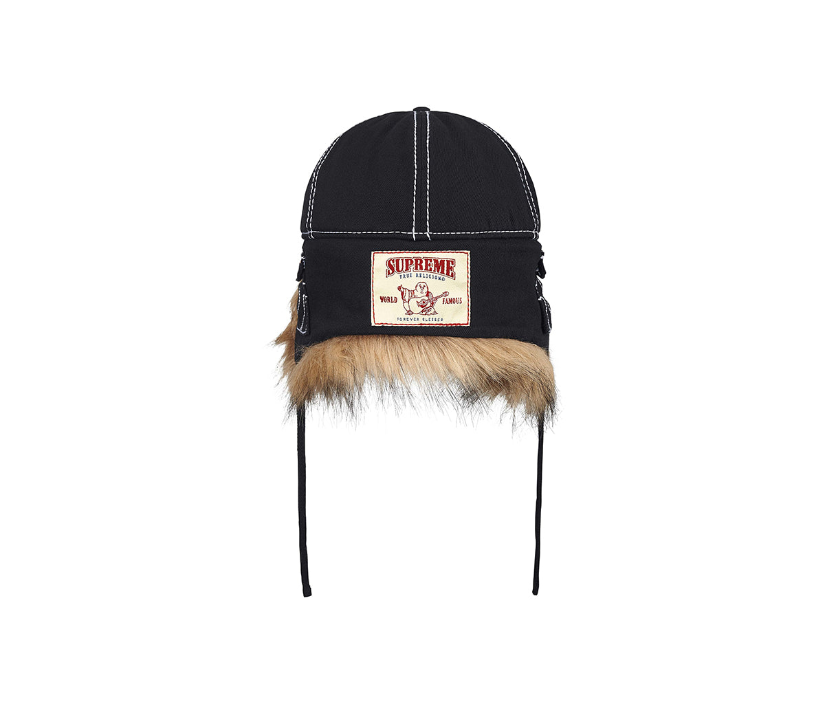 Supreme True Religion Earflap 5-Panel Black – Section Store