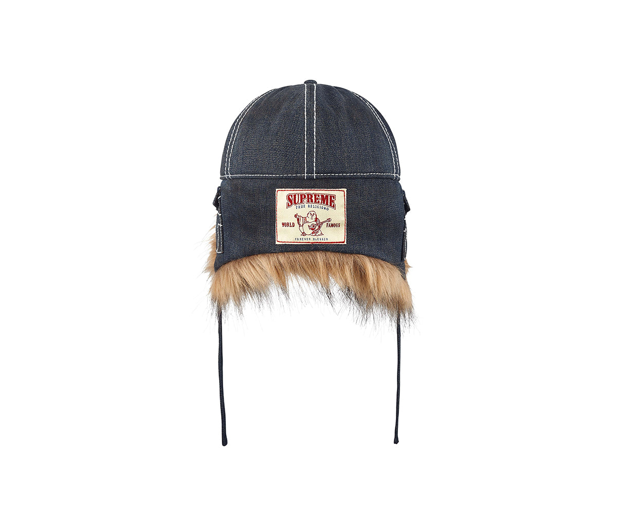 Supreme True Religion Earflap 5-Panel Dirty Indigo – Section Store