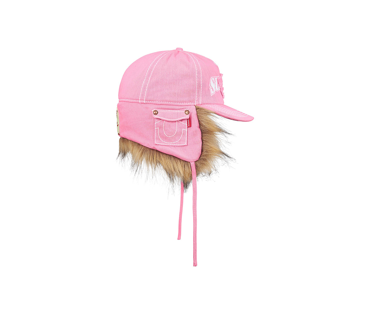 Supreme True Religion Earflap 5-Panel Pink – Section Store