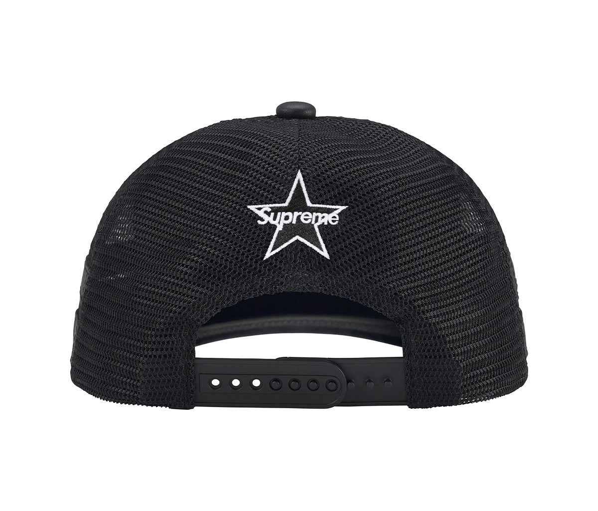 Supreme Vanson Leathers Mesh Back 6-Panel Black – Section Store