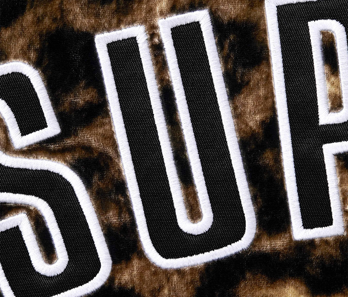 Supreme Velvet Baseball Jersey Leopard – Section Store