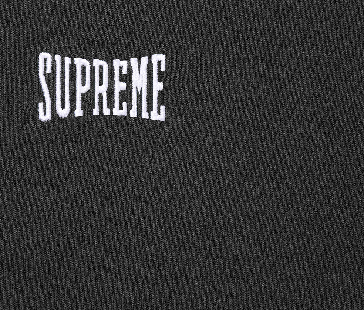 Supreme Warm Up Washed S/S Top Black – Section Store