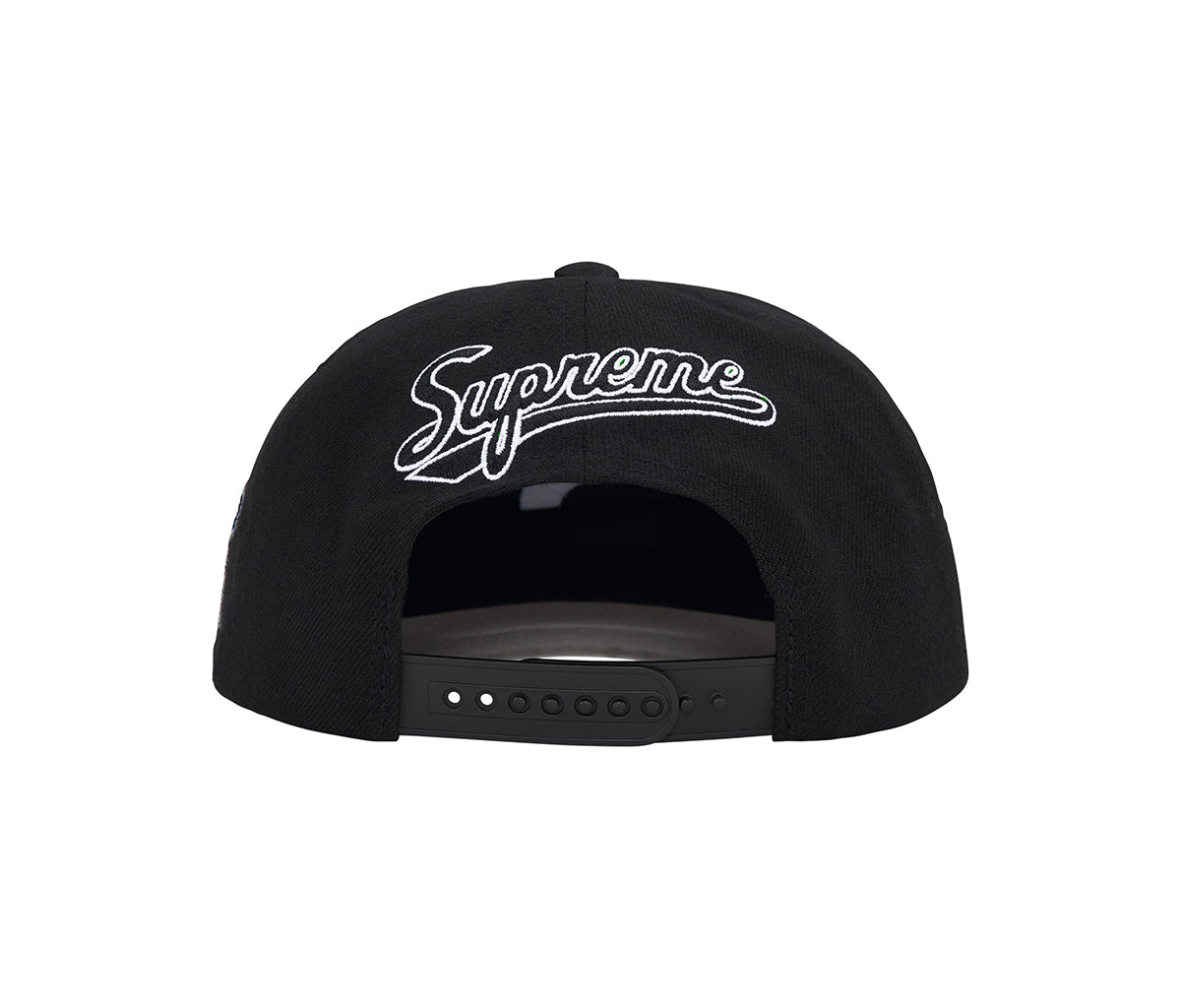 Supreme World Famous S Logo 6-Panel Black – Section Store