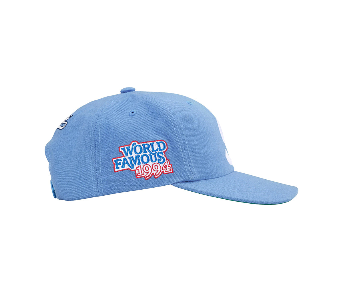 Supreme World Famous S Logo 6-Panel Light Blue – Section Store