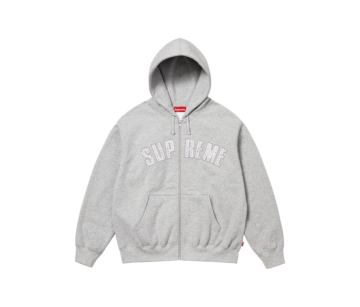 S*送様 Supreme/b.b. Simon Zip Up Hooded Supreme bb Simon Zip Up Hooded Sweatshirt Heather Grey – Section Store