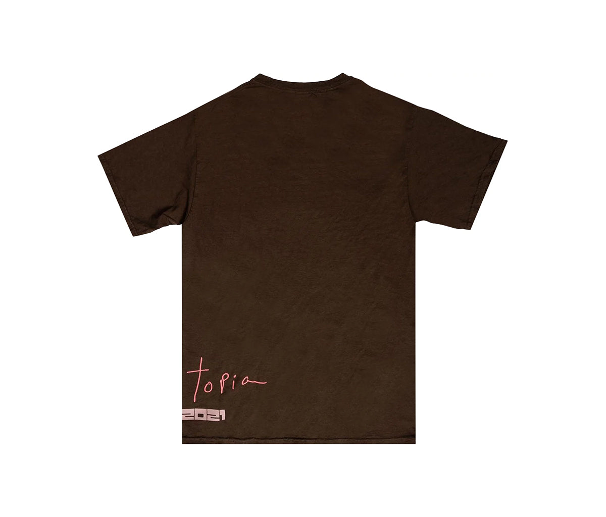 Travis Scott Utopia All Seeing Hands Tee Brown – Section Store