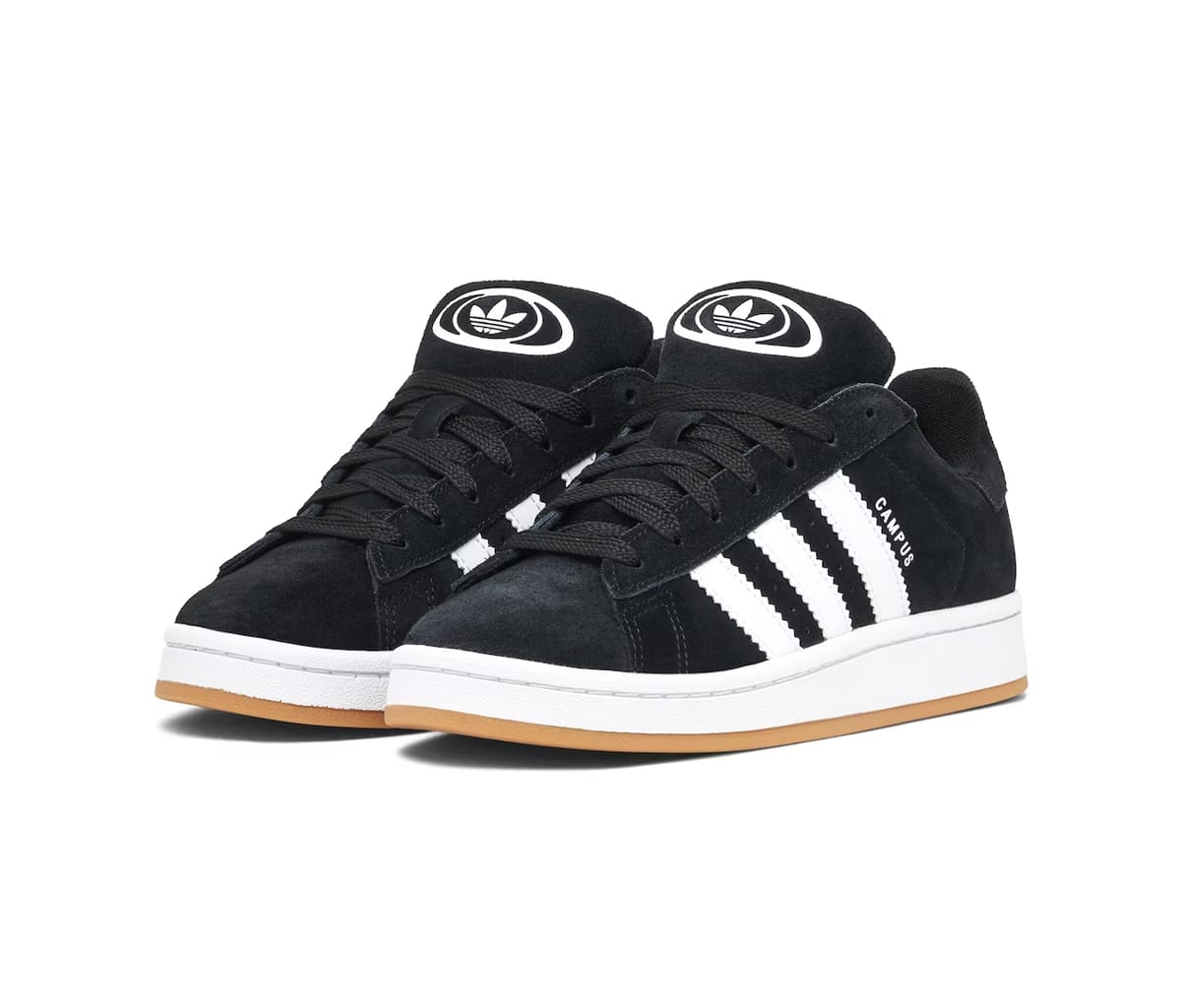 adidas Campus 00s Black White Gum (GS) – Section Store