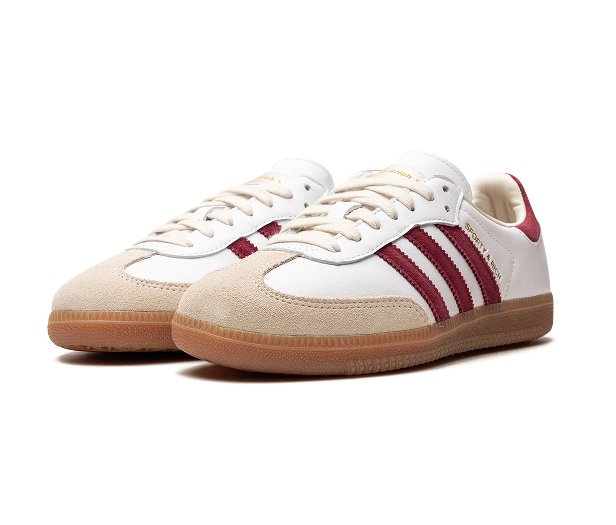 adidas Samba Sports & Rich White Collegiate Burgundy – Section Store