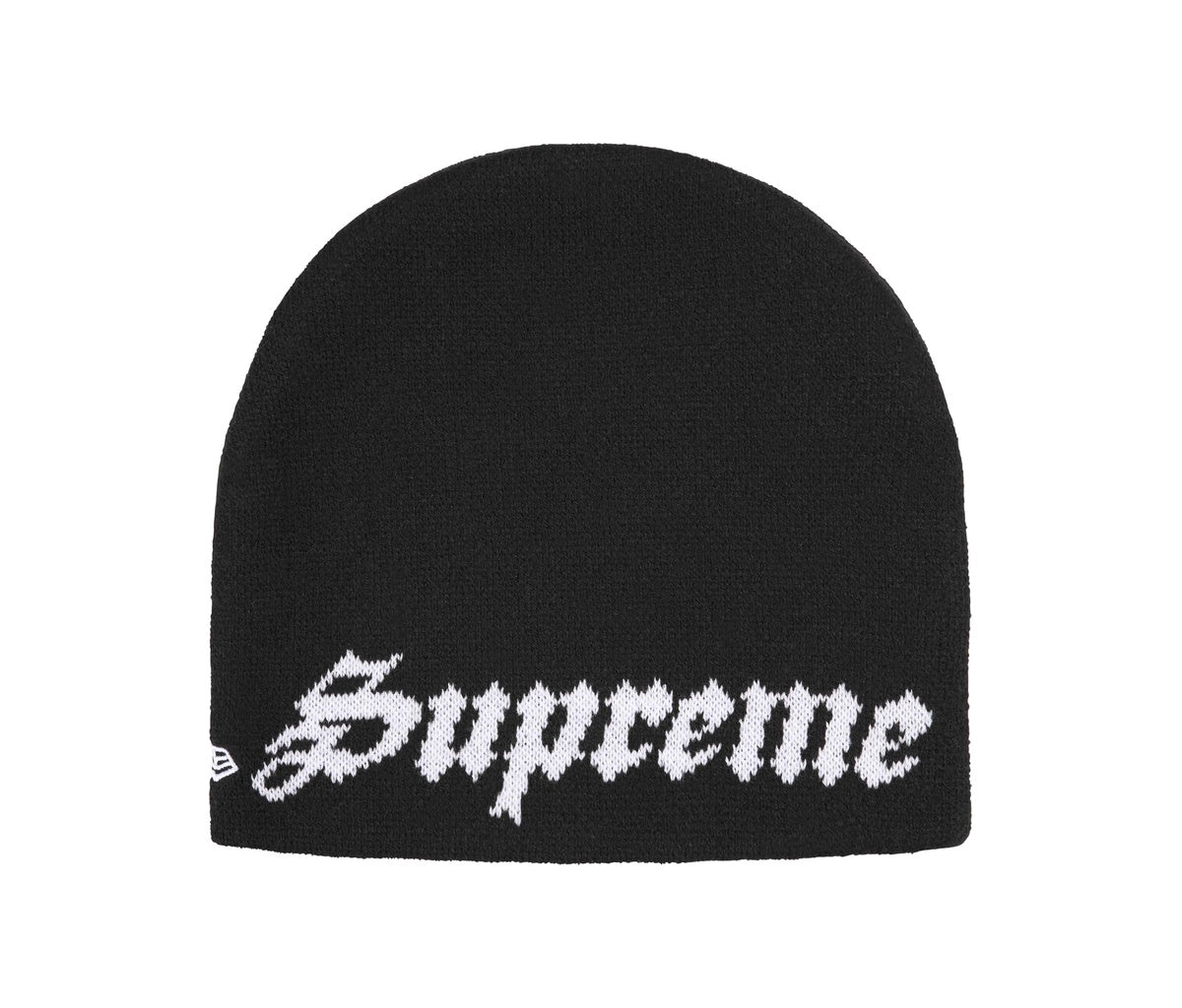 Supreme × New Era Ghostface Beanie Black Supreme New Era Ghostface Beanie Black – Section Store