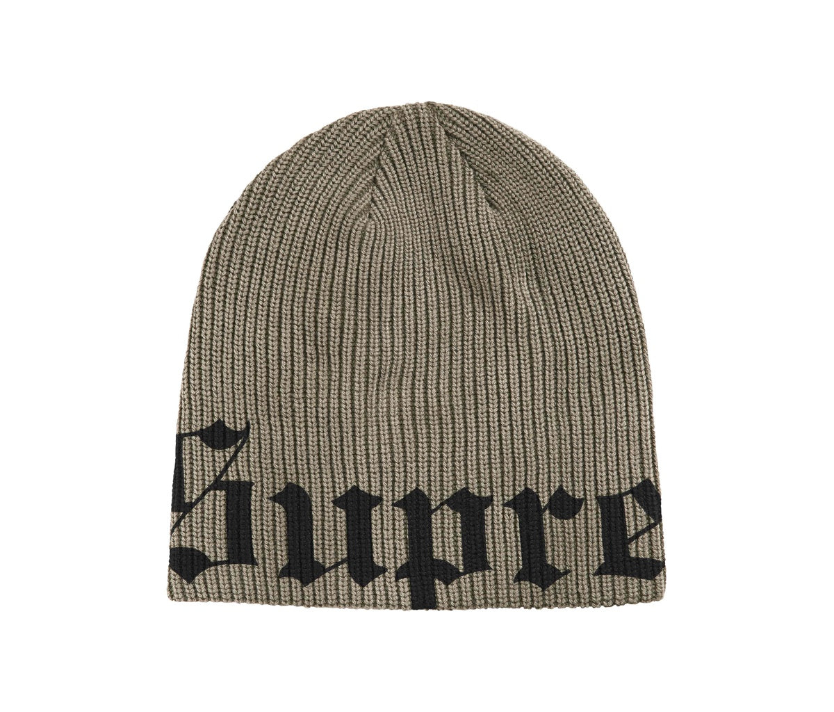 Supreme Old English Printed Beanie Olive – Section Store