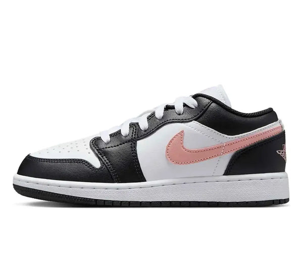 Air Jordan 1 Low White Black Rust Pink (GS) – Air Jordan