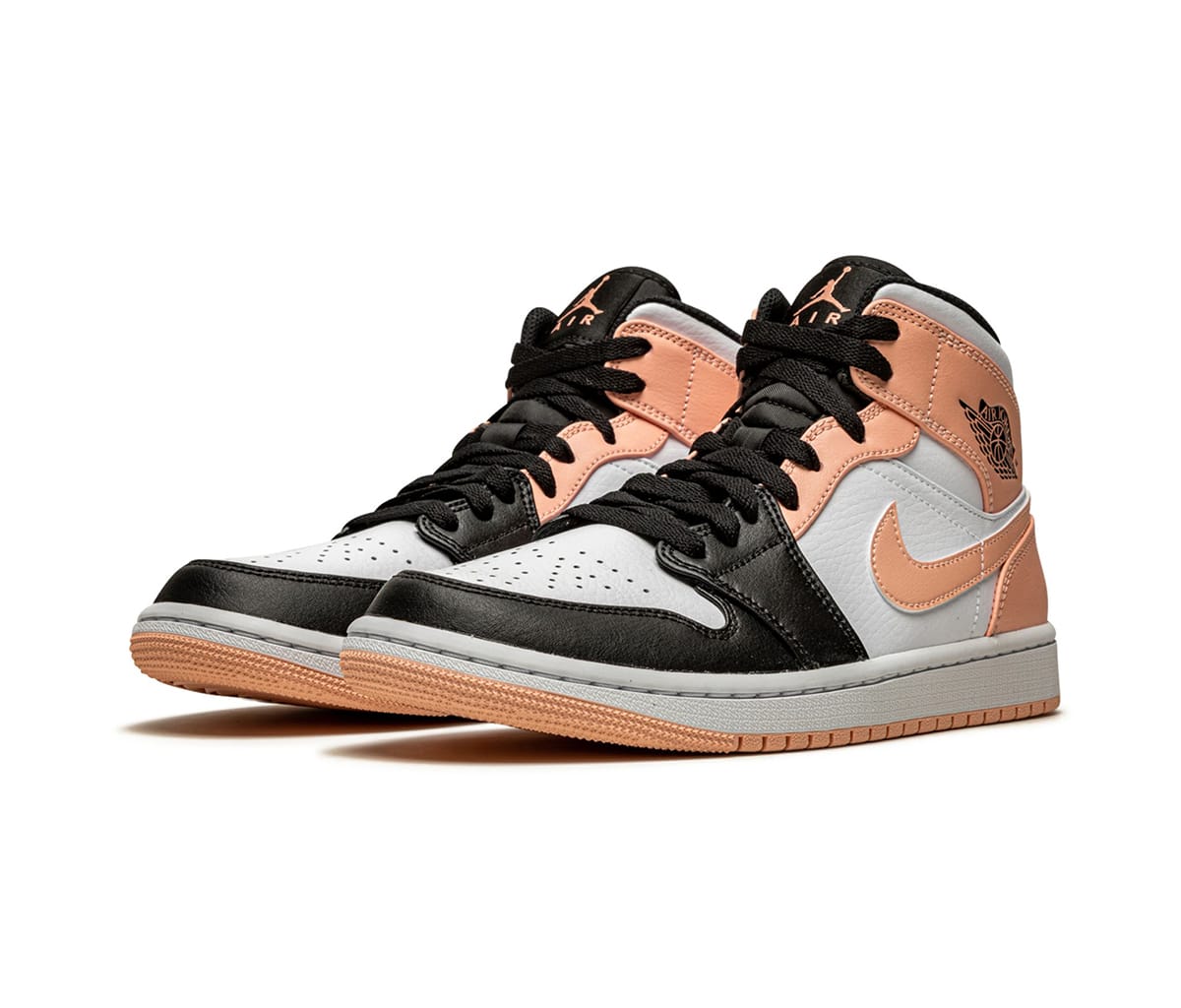 Air Jordan 1 Mid Arctic Orange Black Toe