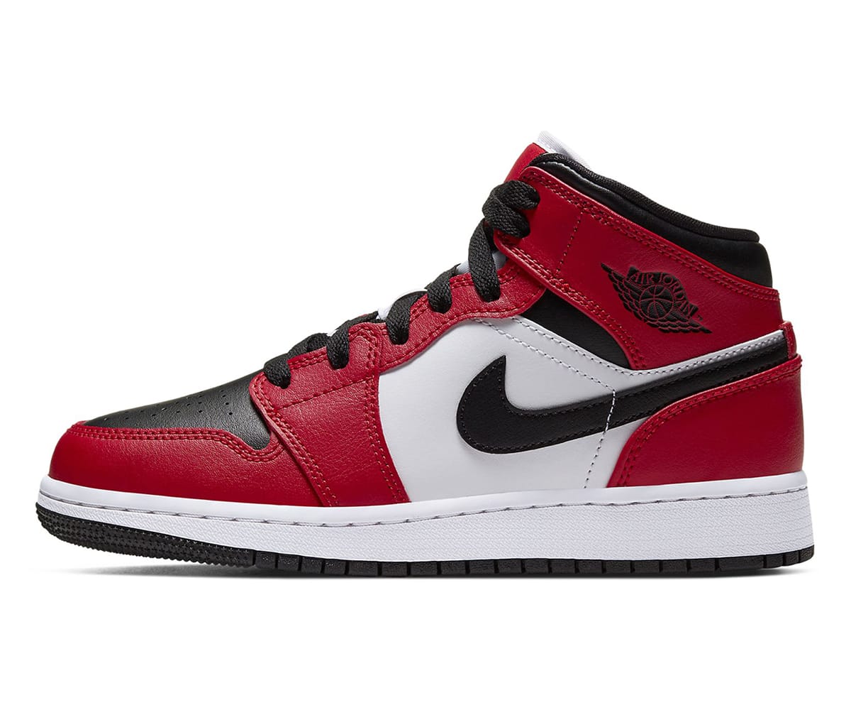 Air Jordan 1 Mid Chicago Black Toe (GS)