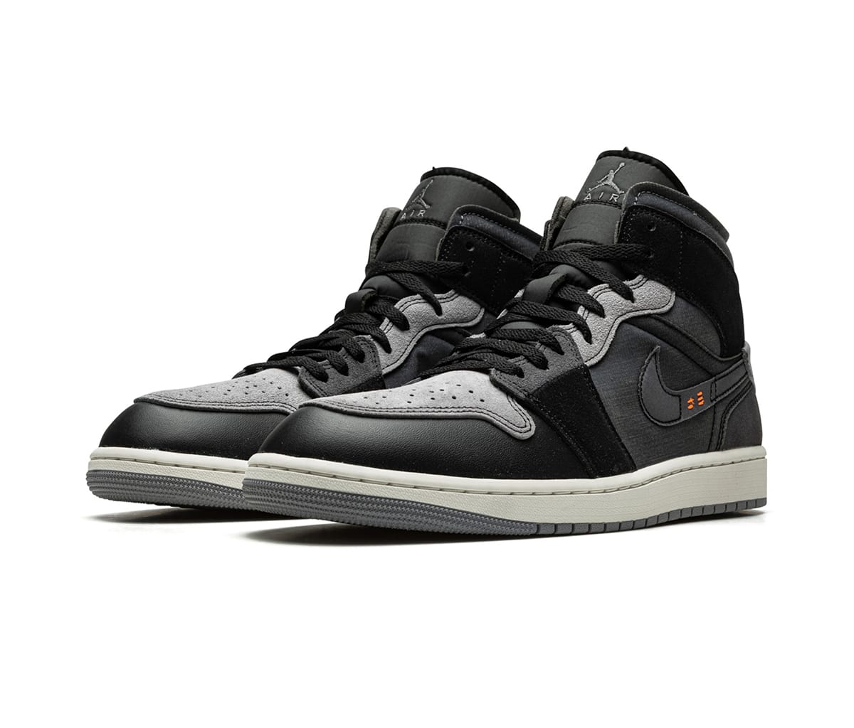 Air Jordan 1 Mid Craft Inside Out Black